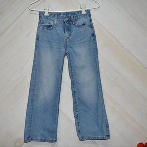 Youth  Girl’s size 8 Old Navy High-Rise Baggy Wide-Leg Jeans